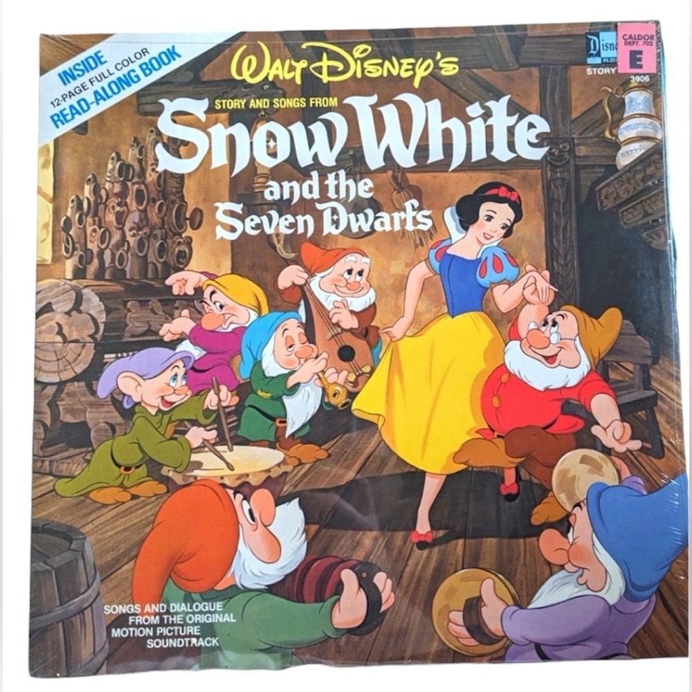 Walt Disney's Snow White And The Seven Dwarfs Vinyl Record